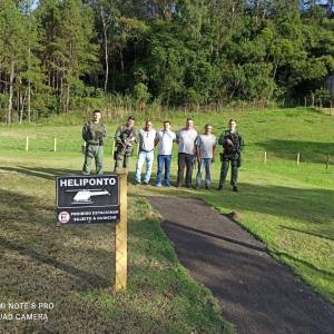 HELIPONTO DO HRHDS CONTA COM BIRUTA PARA AUXILIAR POUSO E DECOLAGEM DE HELICÓPTEROS